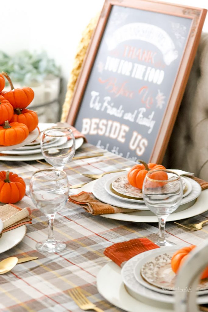 Thanksgiving tablescape idea