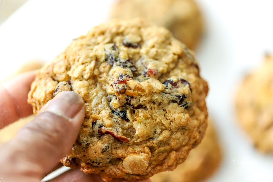 Loaded Oatmeal Raisin Cookies