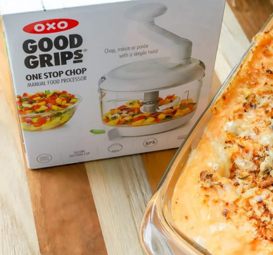 Want to take your regular mashed potato recipe to a new level this Holiday season? Try our Smashed Cheesy Sweet Potatoes, a creamy and delicious Holiday side dish to serve that will be a crowd pleaser. Plus, I'm sharing a few cooking hacks using OXO products.