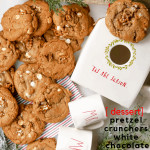 Homemade cookies with high-quality ingredients are what we're calling our Pretzel Crunchers White Chocolate Chip cookies. Mixed with pretzels, white chocolate chips, Bob's Red Mill flour and more, these are a delicious and simple Christmas cookie recipe to try this year.