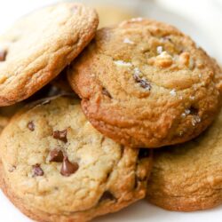 Brown Butter White & Chocolate Chip + Toffee Cookie