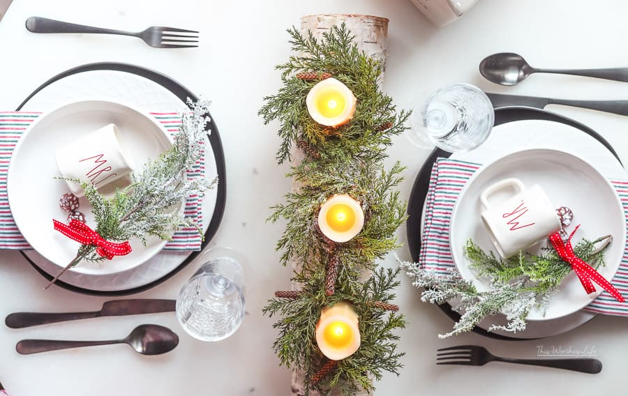 Christmas Table idea for two