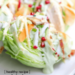 With a ton of healthy chicken recipes floating around, here’s a way to create a chicken wedge salad loaded with fresh veggies and creamy avocado. You haven’t tried a wedge salad until you’ve tried our loaded rotisserie chicken wedge salad. Grab this chicken recipe on the blog!