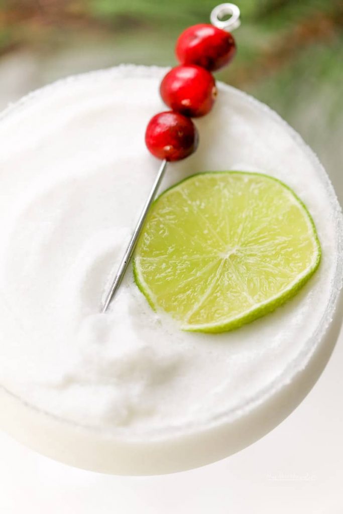 Peppermint everything is always fun to enjoy during the holiday season. And when you add peppermint, tequila, and coconut, you get our Frozen Peppermint Coconut Margarita. Take the edge off this Christmas, we got you