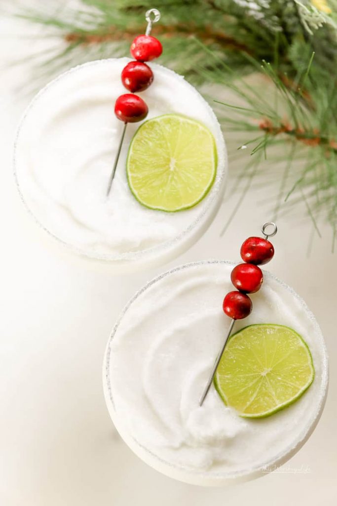 Peppermint everything is always fun to enjoy during the holiday season. And when you add peppermint, tequila, and coconut, you get our Frozen Peppermint Coconut Margarita. Take the edge off this Christmas, we got you
