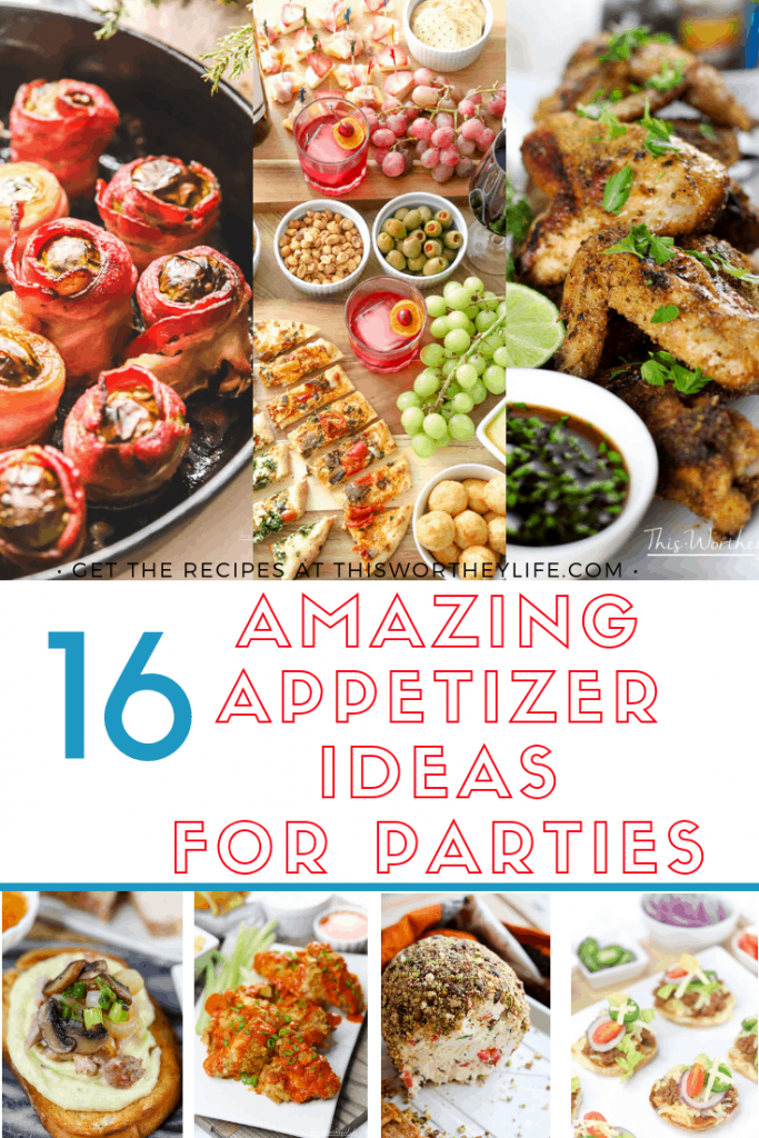 Hosting a New Year's Eve party this year? We have 16 New Year's Eve appetizer ideas that are easy to make and will wow the crowd! These are easy appetizer ideas, including no-bake appetizers! Check out our roundup of the best appetizers to serve for your New Year's Eve party on the blog! #appetizers