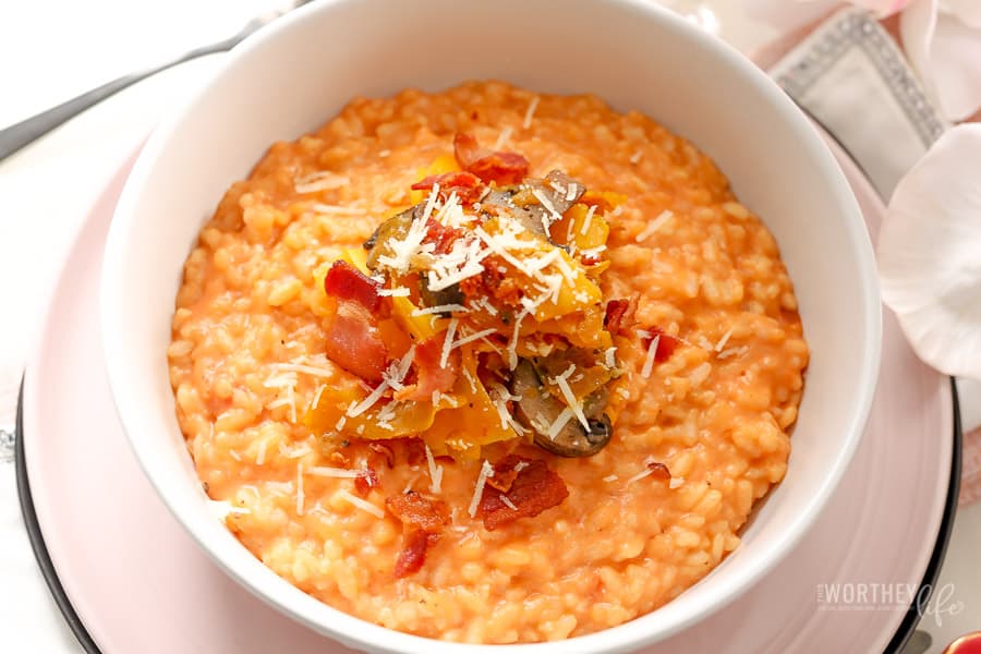 Butternut Squash & Mushrooms Risotto