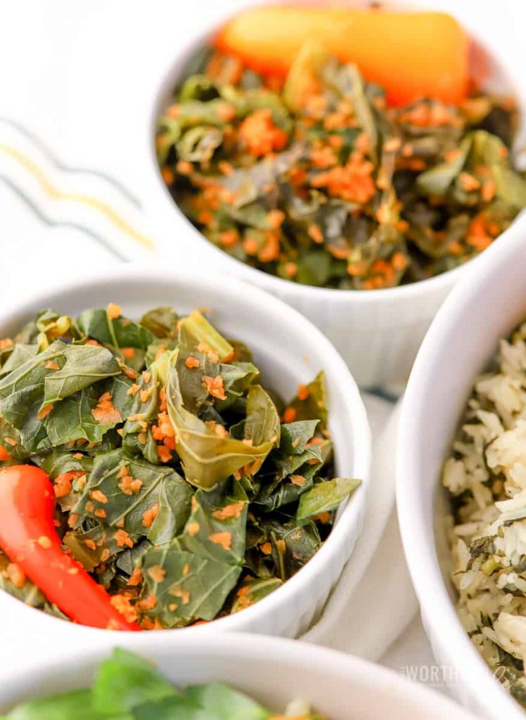 How to make Collard Greens + Carrots