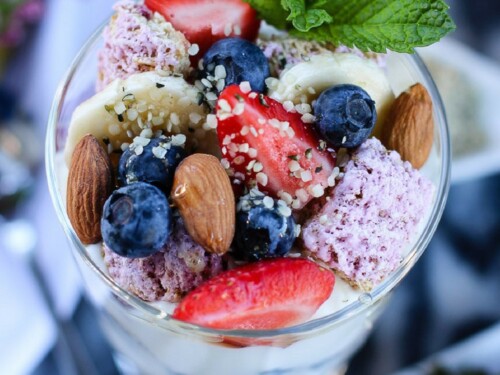 Parfait Recipe  Frosted Mixed Berry Shredded Wheat + Yogurt Fruit
