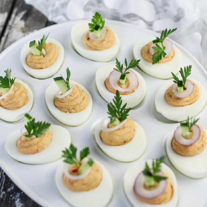 Hummus Deviled Eggs