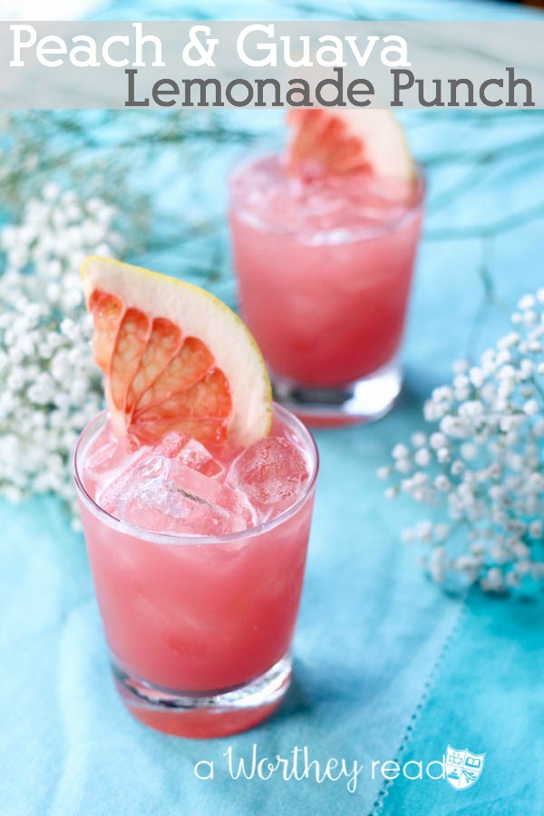 Peach & Guava Lemonade Punch