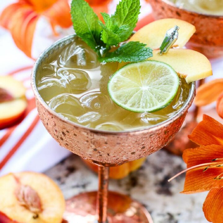 Peach Moscow Mule