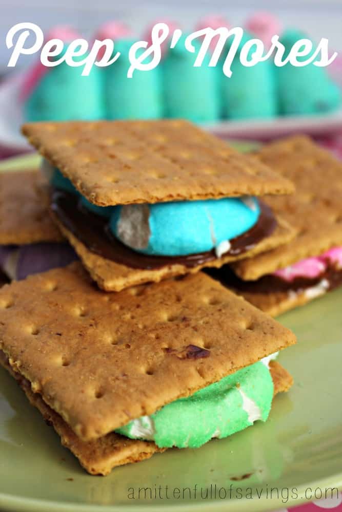 Peep S'Mores {easy recipe for Easter}