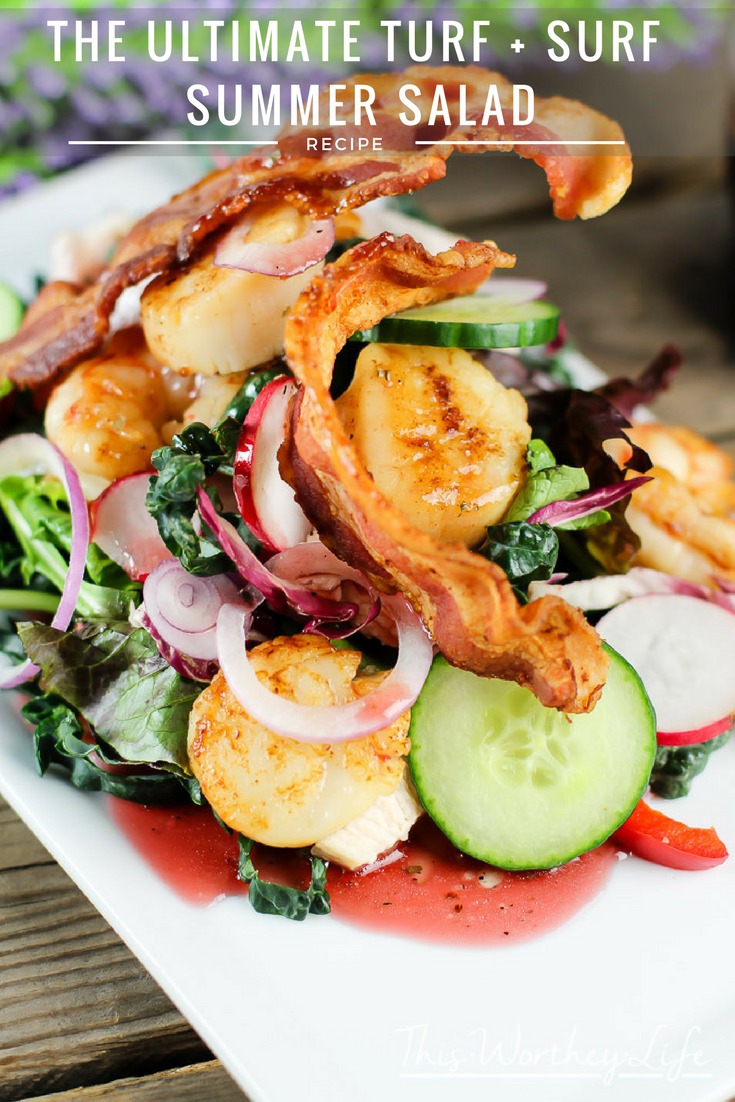 The Ultimate Turf + Surf Summer Salad