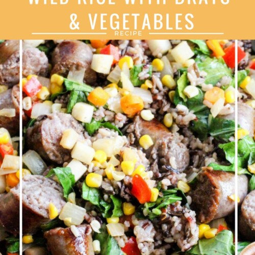 Wild Rice with Brats & Vegetables