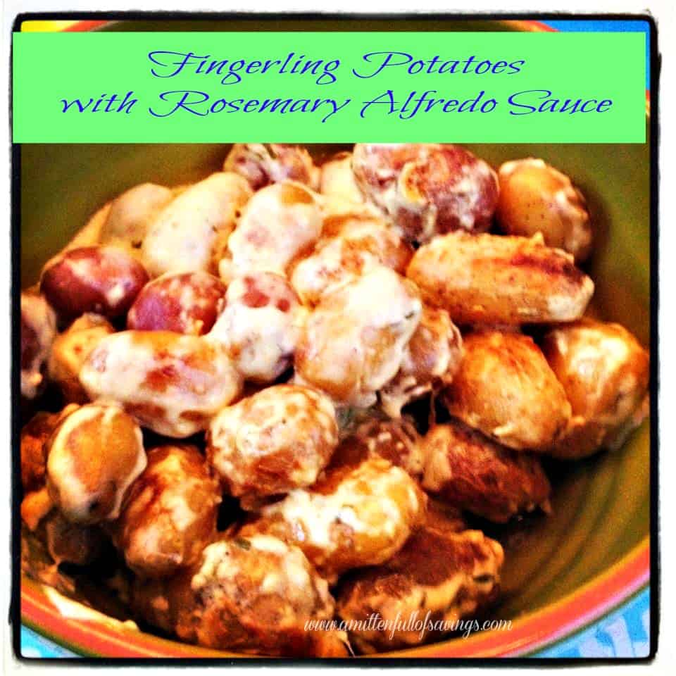 Fingerling Potatoes with Rosemary Alfredo Sauce Recipe