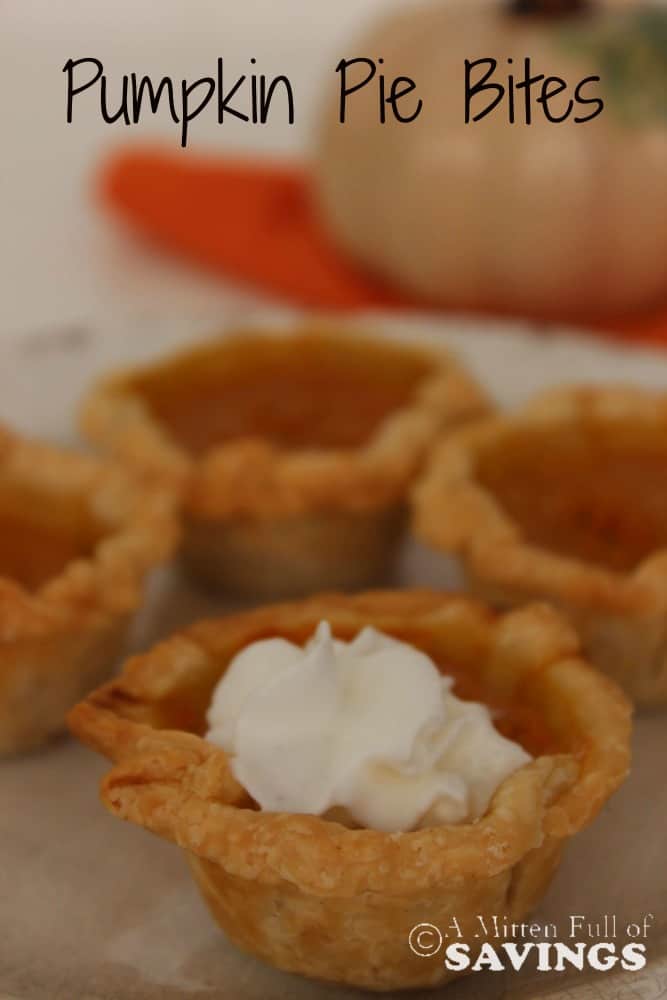 Pumpkin Pie Bites