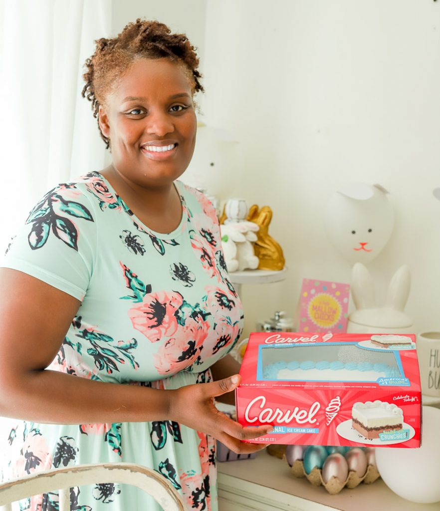 Here's how we hacked an ice cream cake for Easter