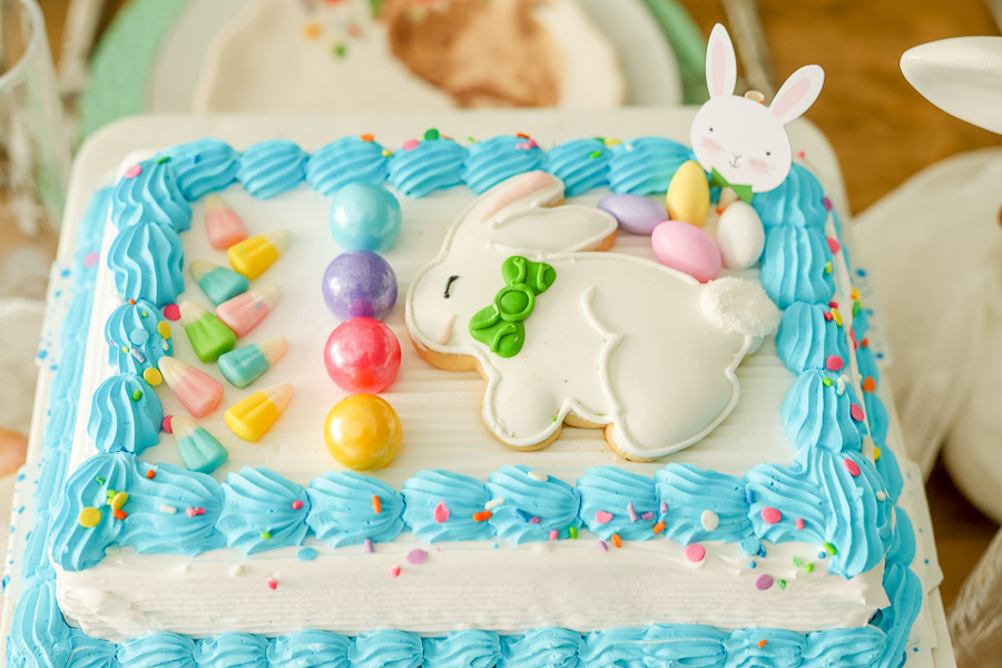 Here's how we hacked an ice cream cake for Easter