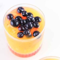 Orange and Blue Mocktail