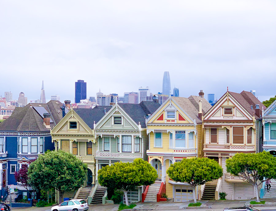 Where is the Painted Ladies houses in San Franciso