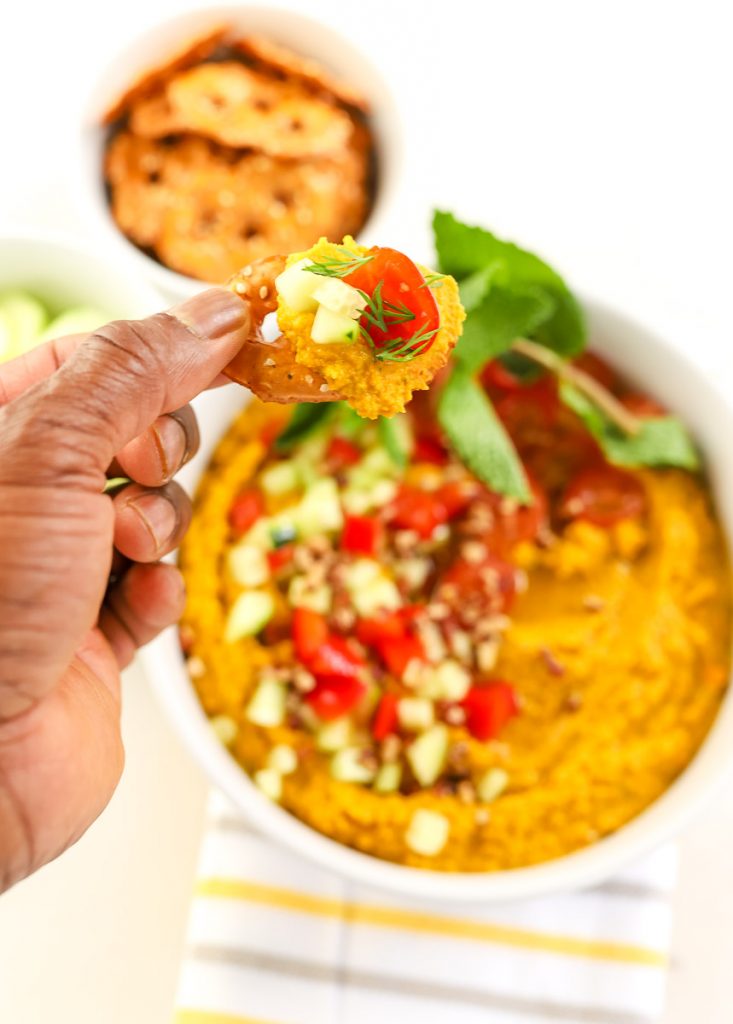 How to make Spicy Carrot + Chickpea Dip