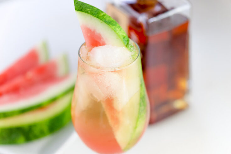 Watermelon Bourbon Tonic