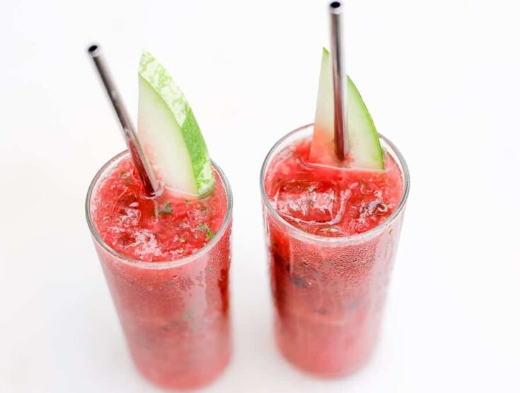 Blueberry Watermelon Lemonade Slush