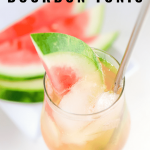 Some of the best summer cocktails are made with quality bourbon whiskey and the proof is in our refreshing Watermelon Bourbon Tonic. This is an ideal all-purpose cocktail that will get the party started in high gear and then some! 50 proof cheers!