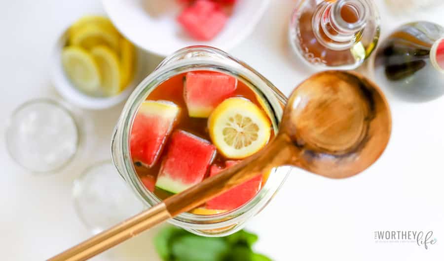 Bourbon Moscato Tea Punch