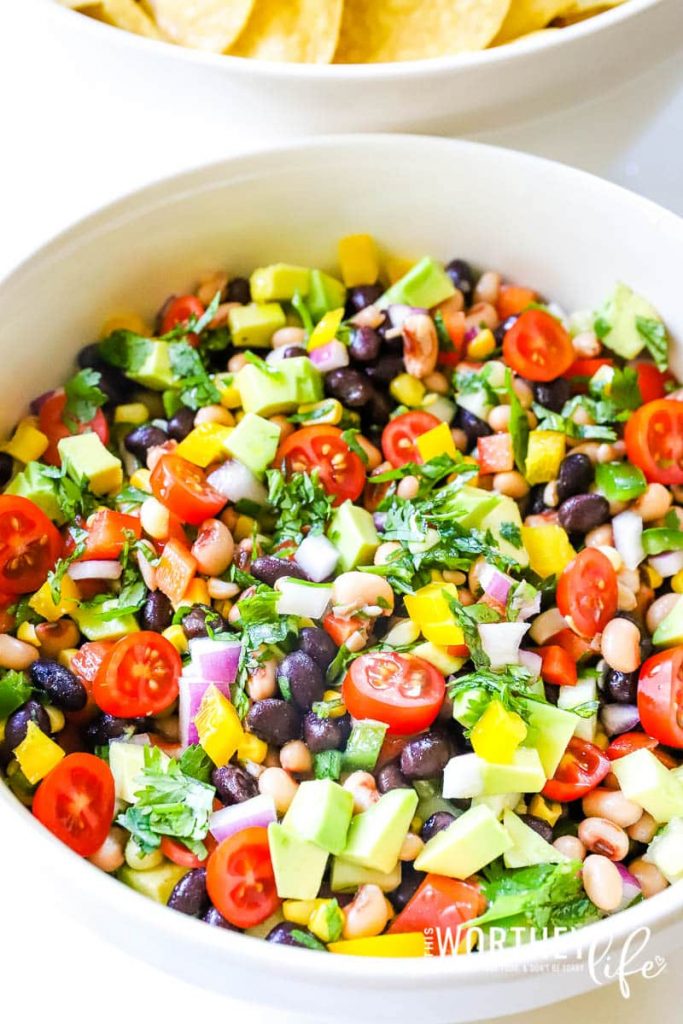 Easy summer appetizer idea for cowboy caviar