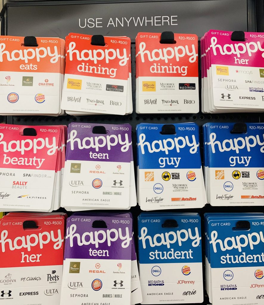 gift cards for college grads