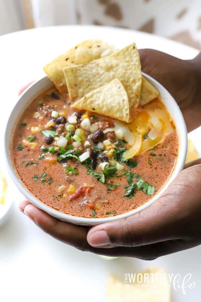 How to make Taco Soup in the Instant Pot 