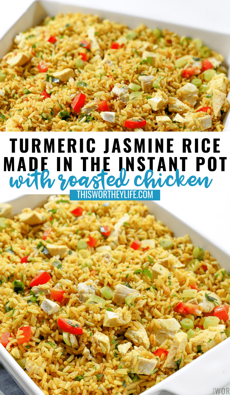 Turmeric Jasmine Rice Recipe Made In The Instant Pot