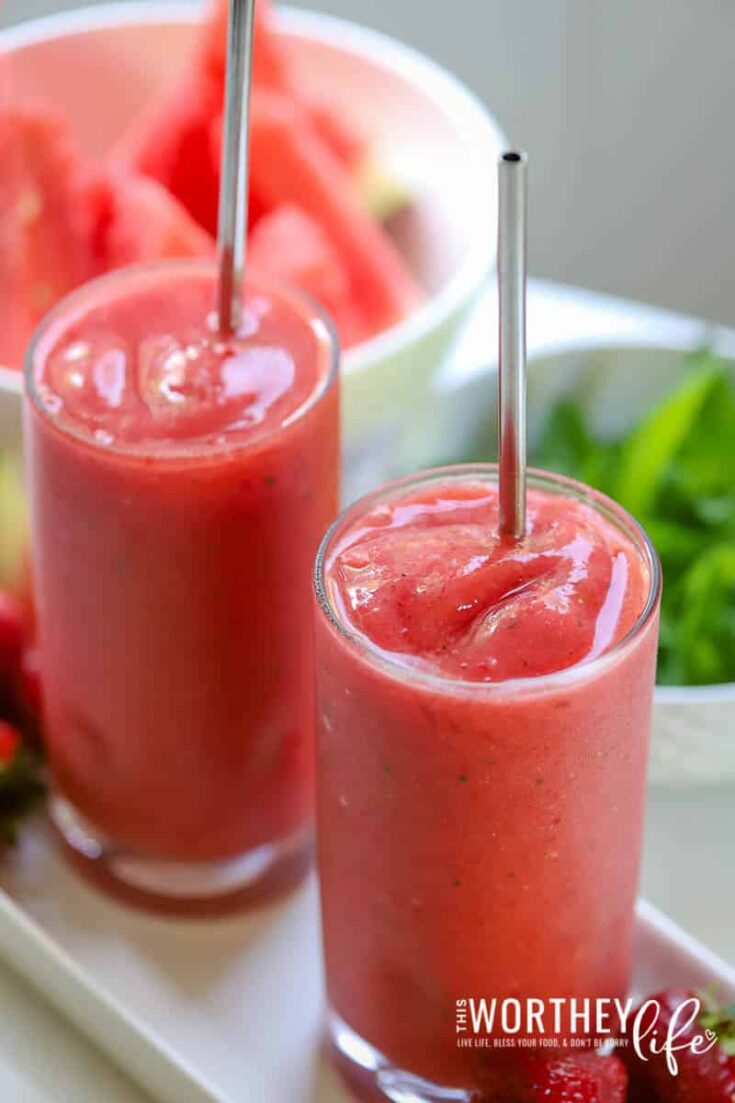 Copycat Watermelon Mojito Smoothie
