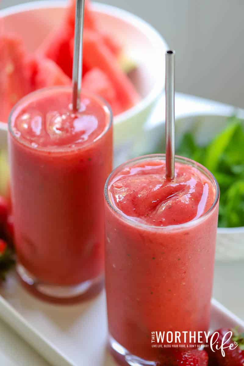 Copycat Watermelon Mojito Smoothie