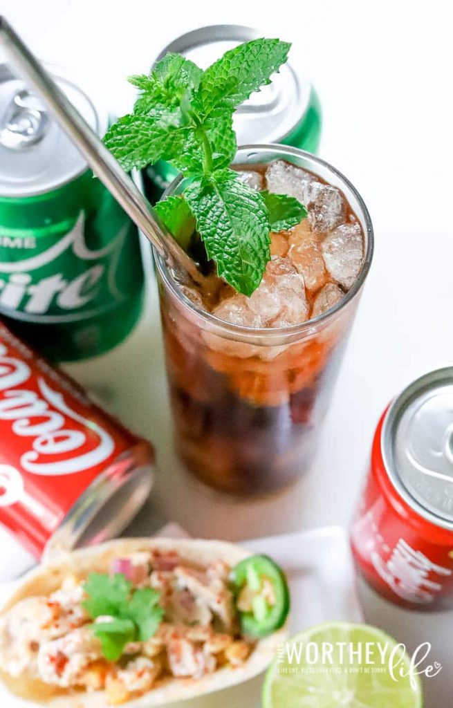 Game Day Drink Idea: Amaretto & Coke Mocktail