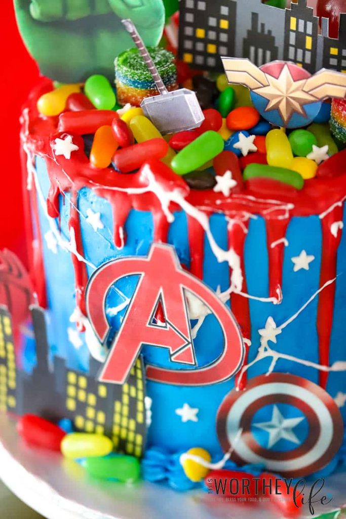 Avengers Cake Ideas