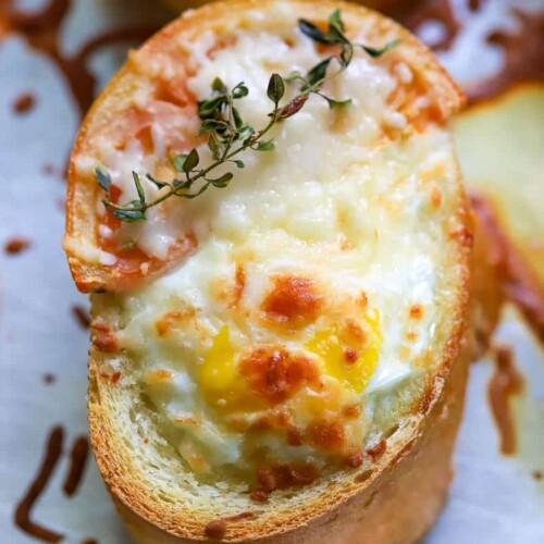 Cheesy Egg Toast Recipe