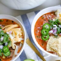 Taco Soup recipe in the Instant Pot