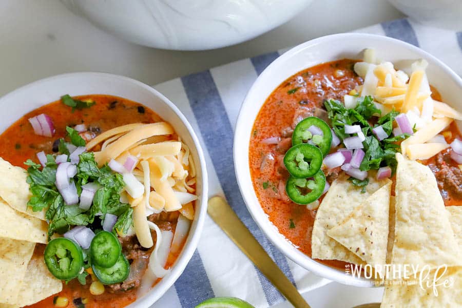 Taco Soup recipe in the Instant Pot