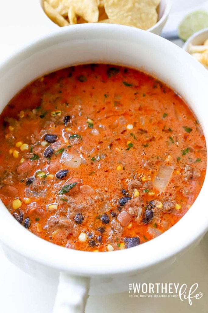 How to make Taco Soup in the Instant Pot 