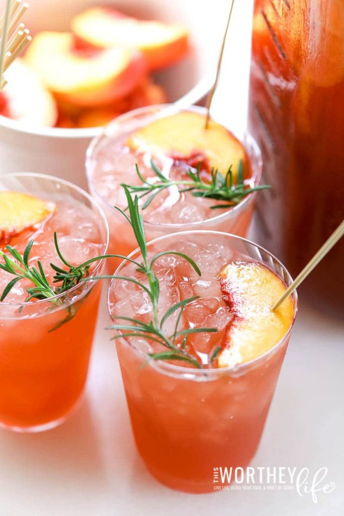 Give your autumn tailgating party a kick in the pants with our Black Cherry Cider + Peach Party Punch. It can be made non-alcoholic or with one of your favorite spirits. We're using a non-alcoholic spirit, Seedlip to give our party punch a kick without the alcohol. Grab the recipe down on the blog and serve it up at your next game day or holiday party.