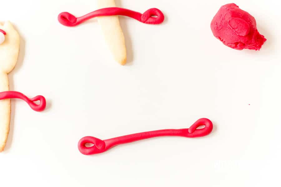 Directions on making Forky Cookies