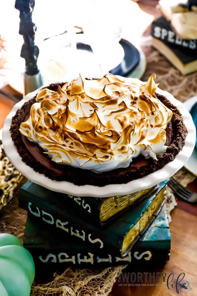 How to make No-Bake Chocolate Cream Pie + Toasted Meringue