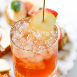 Sparking Apple Cider Cocktail