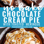 Easy No Bake Chocolate Pie Recipe