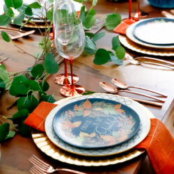 Fall Decor | Decorating Your Table With Shades Of Orange