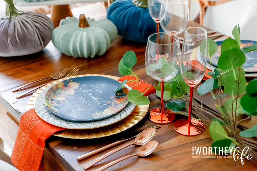 Fall Decor | Decorating Your Table With Shades Of Orange