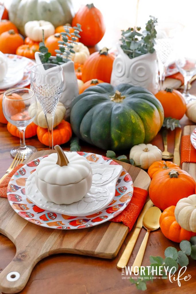 Best Thanksgiving tablescape idea